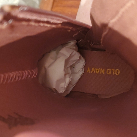 Old Navy boots size 8 Toddler mauve zipper tall boots NEW - Picture 9 of 9